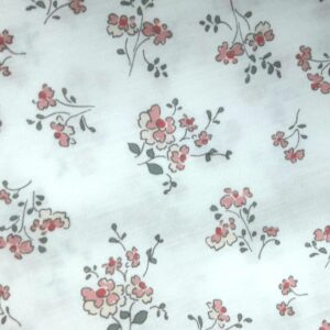 satin de coton Sous le figuier Fabrics Miromesnil rose