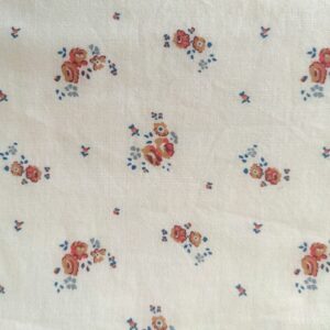 Satin de coton Sous le figuier Fabrics Paulinette butternut (robe B)