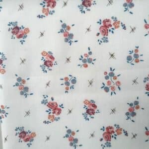 Satin de  coton Sous le figuier Fabrics panier de cueillette d'automne (robe B)