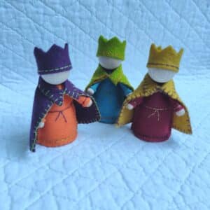 Pique & Colegram propose un kit feutrine pour confectionner les rois mages.